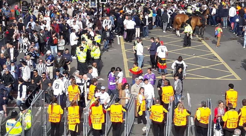 Thousands of people in a crowd